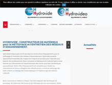 Tablet Screenshot of hydrovide.com